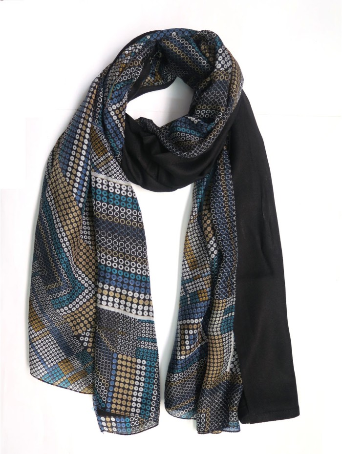Foulard double en soie ATU335CD