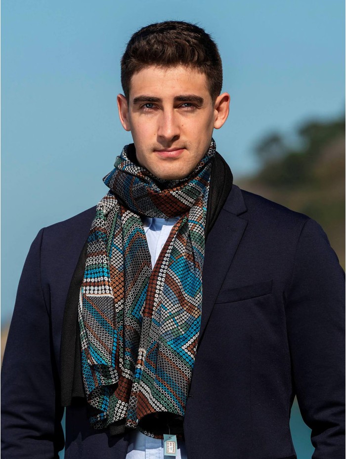 Foulard double en soie ATU335CD