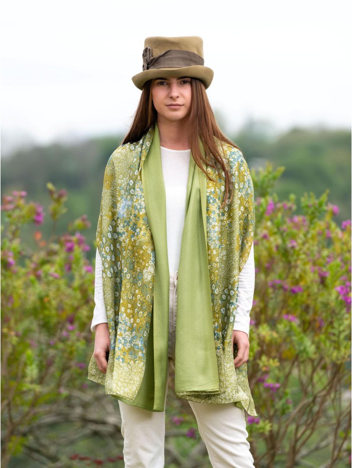 Double silk foulard ATU313CD