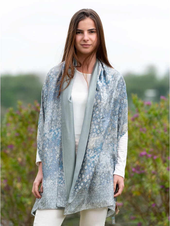 Foulard double en soie ATU313CD