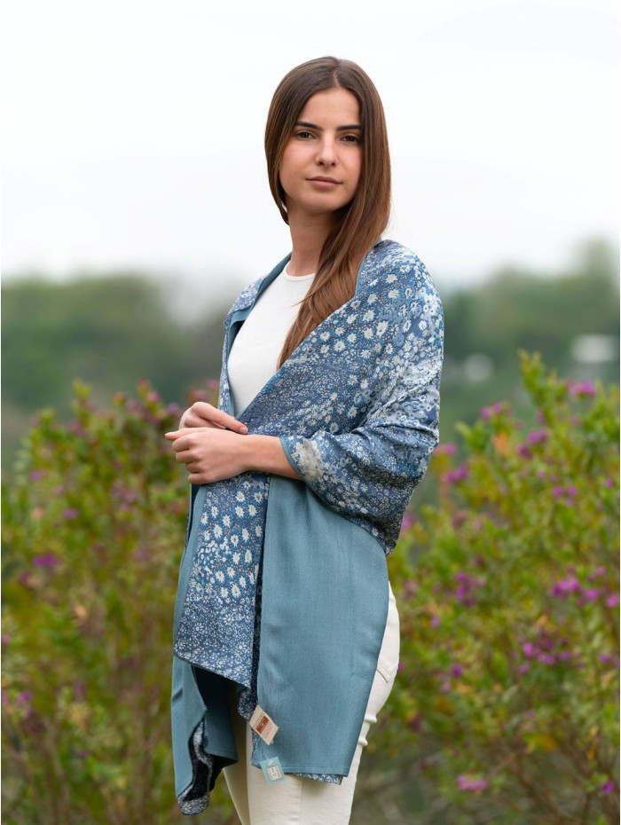 Double silk foulard ATU313CD