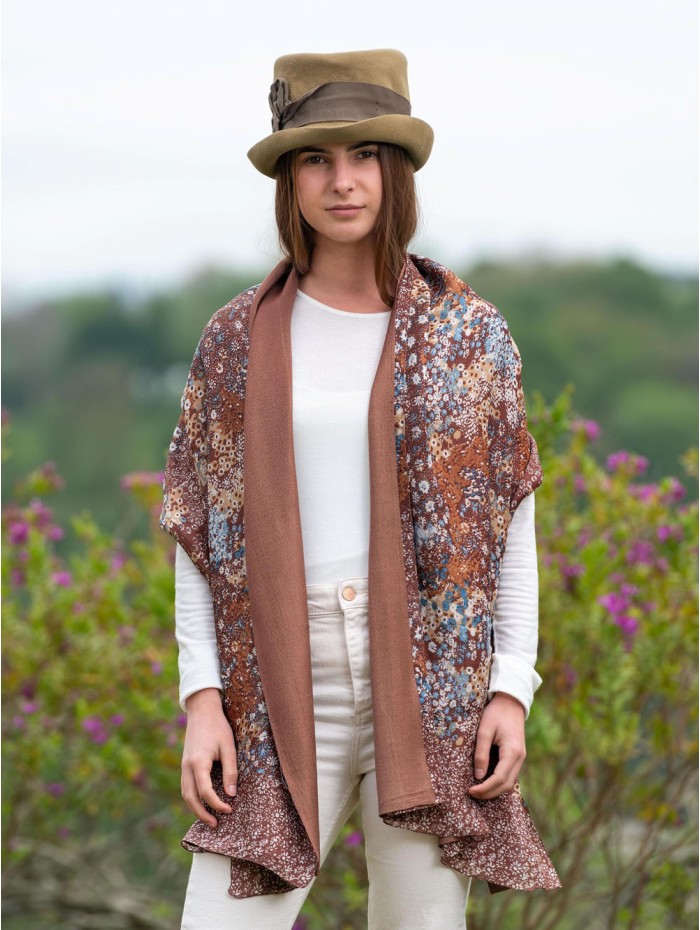 Foulard double en soie ATU313CD