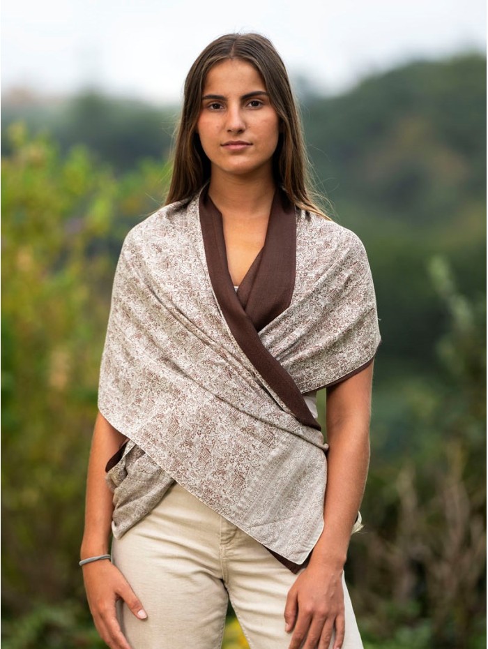 Foulard double en soie ATU210CDB