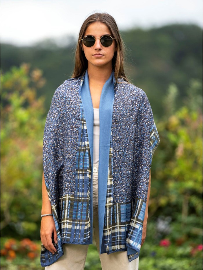 Foulard double en soie ATU161CDB