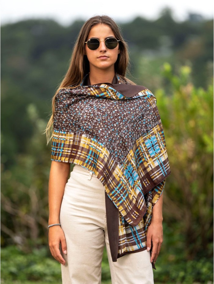 Foulard double en soie ATU161CDB