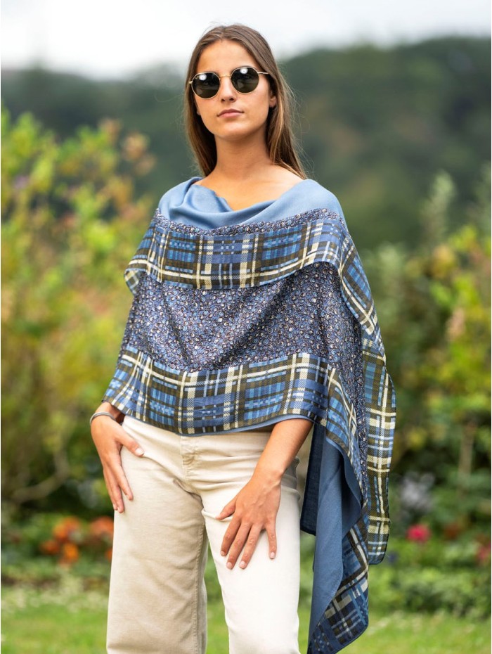Foulard double en soie ATU161CDB