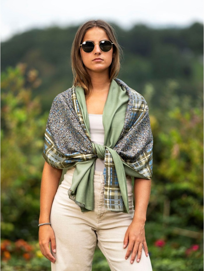 Foulard double en soie ATU161CDB