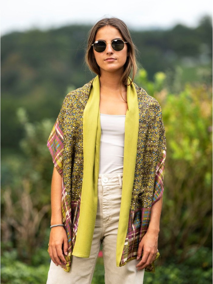 Foulard double en soie ATU161CDB