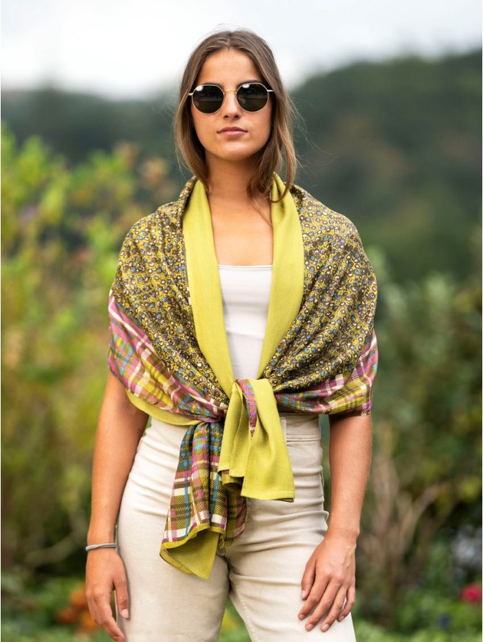 Foulard double en soie ATU161CDB