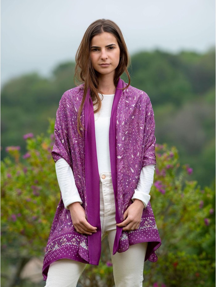 Foulard double en soie ATU111CD