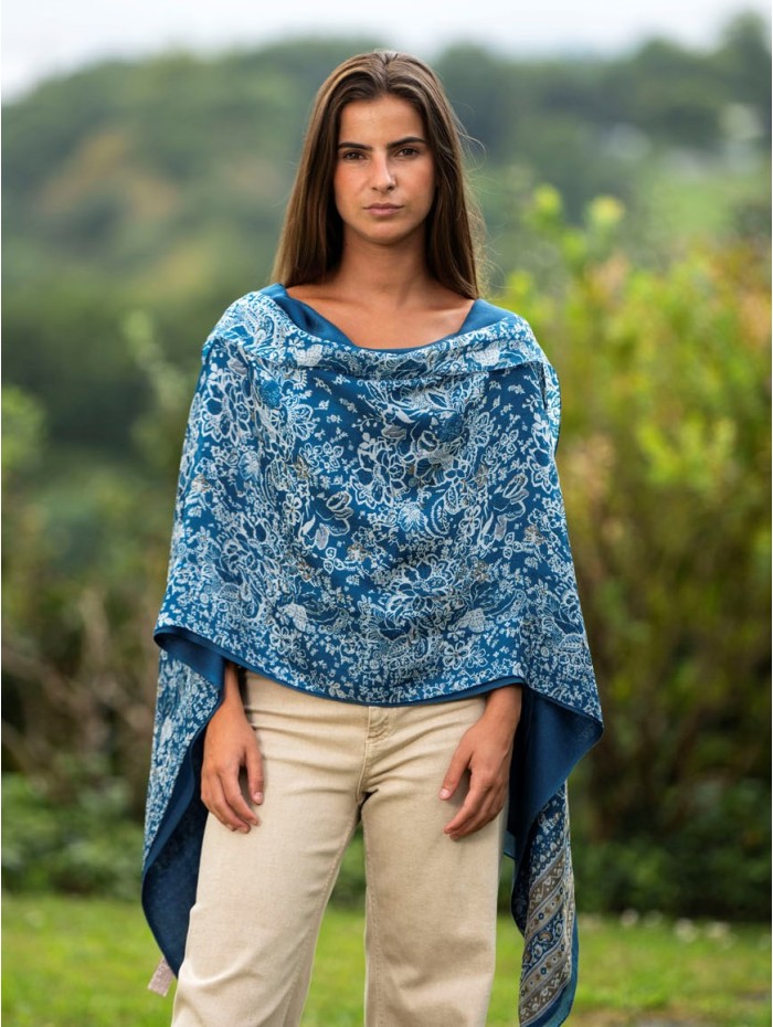 Foulard double en soie CDT272CD