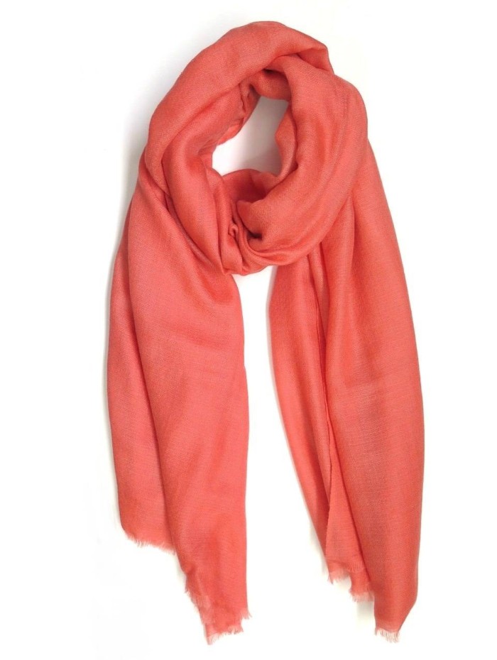 Chal de cashmere ACASHECORAL