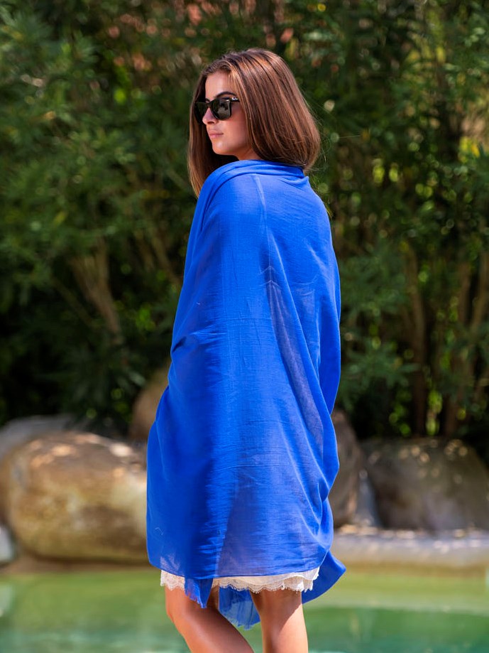 Foulard uni coton ACTBKLEIN