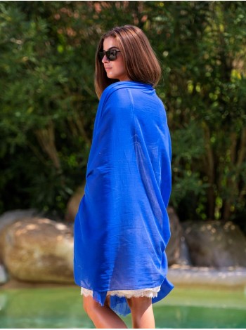 Plain cotton scarf ACTBKLEIN