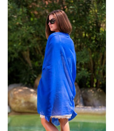 Plain cotton scarf ACTBKLEIN