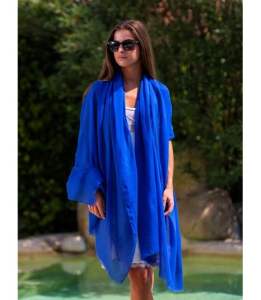 Plain cotton scarf ACTBKLEIN