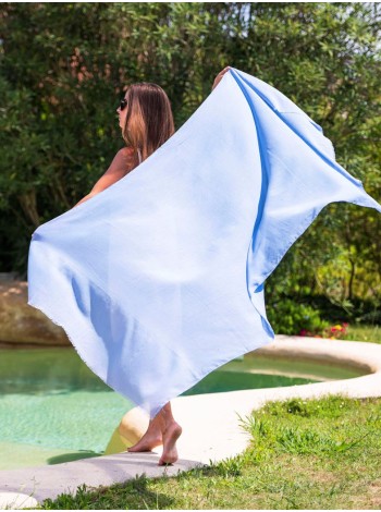 Foulard uni coton ACTBLAKE