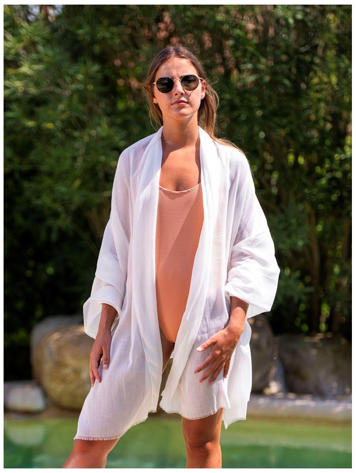 Cotton plain shawl-sarong ACTKORA
