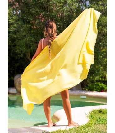 Foulard uni coton ACTLEMON