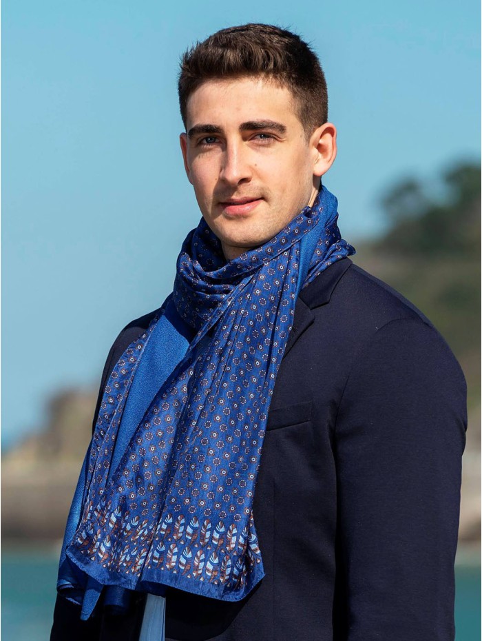 Foulard double en soie ASK79CD