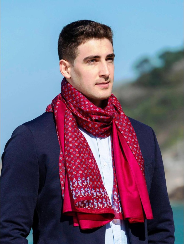 Foulard double en soie ASK79CD