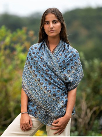 Foulard double en soie ASK09CDB