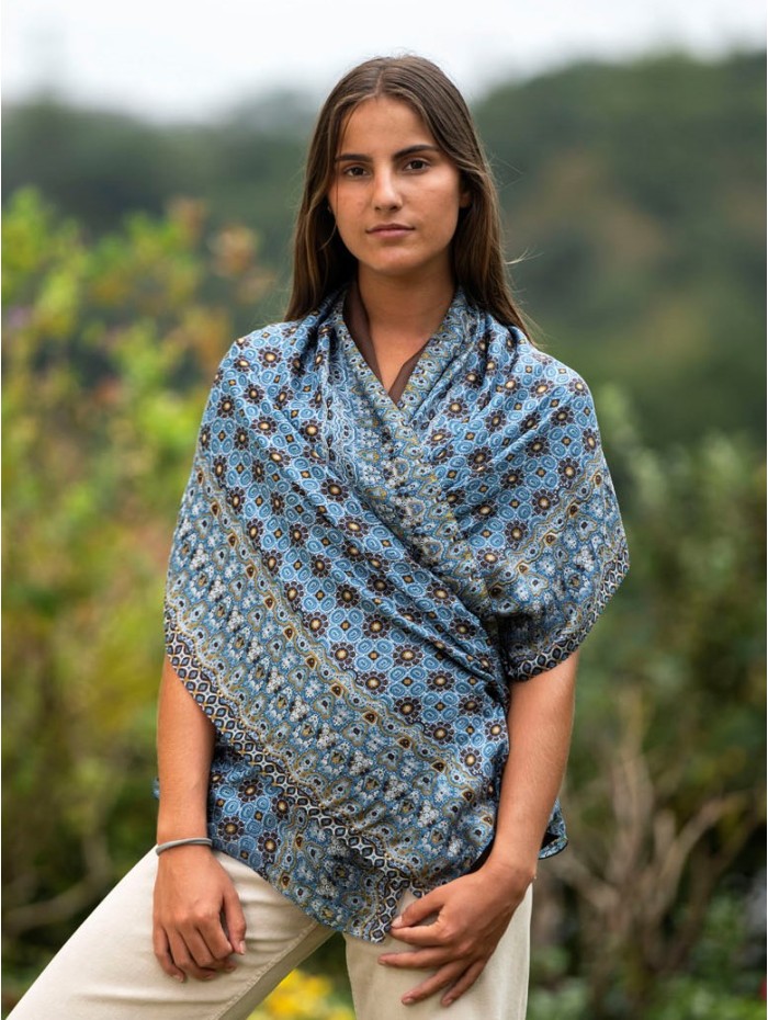 Foulard double en soie ASK09CDB