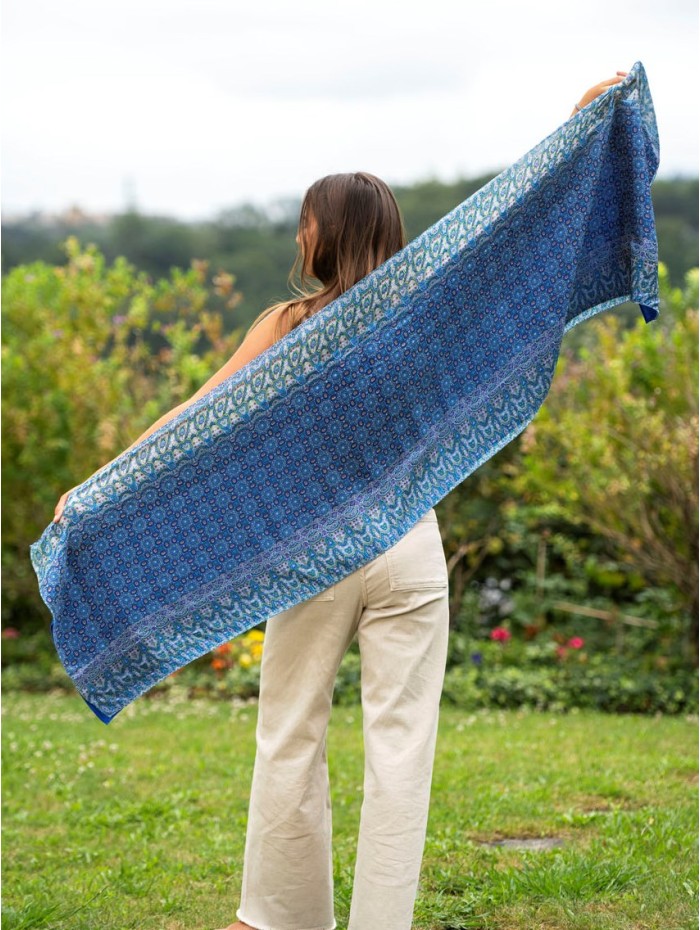 Foulard double en soie ASK09CDB