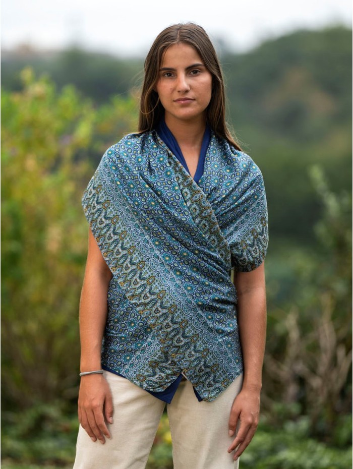 Foulard double en soie ASK09CDB