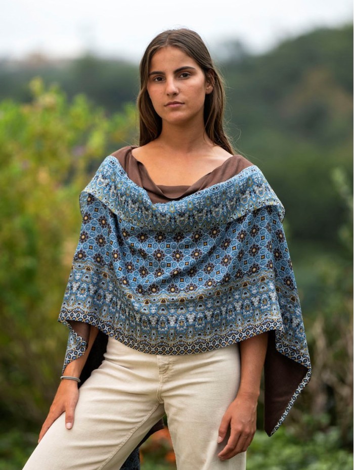Foulard double en soie ASK09CDB