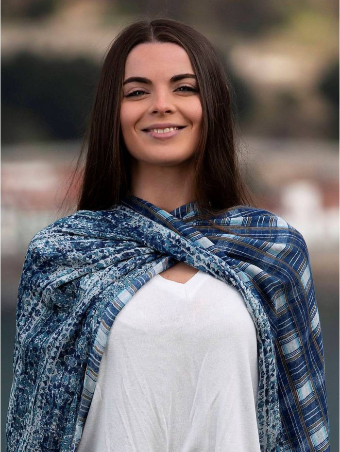 Foulard double en modal CHE1716F