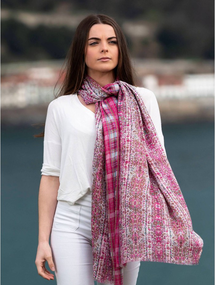 Foulard double en modal CHE1716F