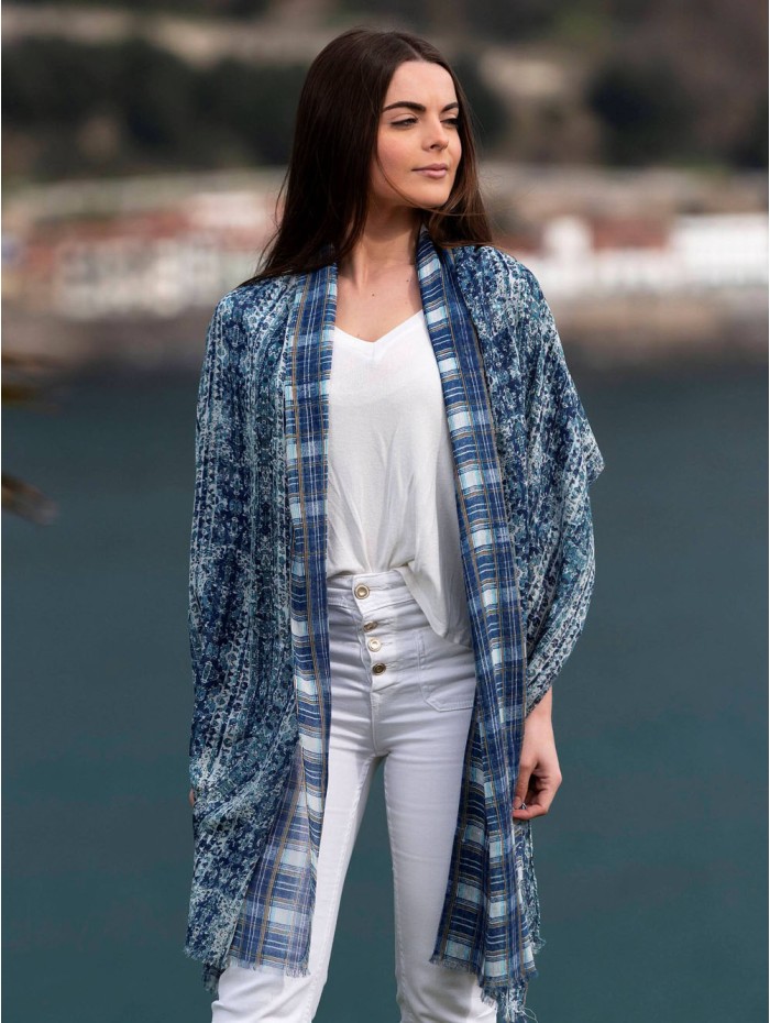 Foulard double en modal CHE1716F