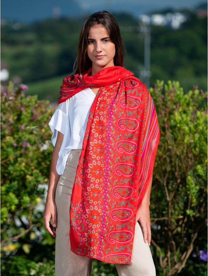 Foulard double en modal AMD35CD