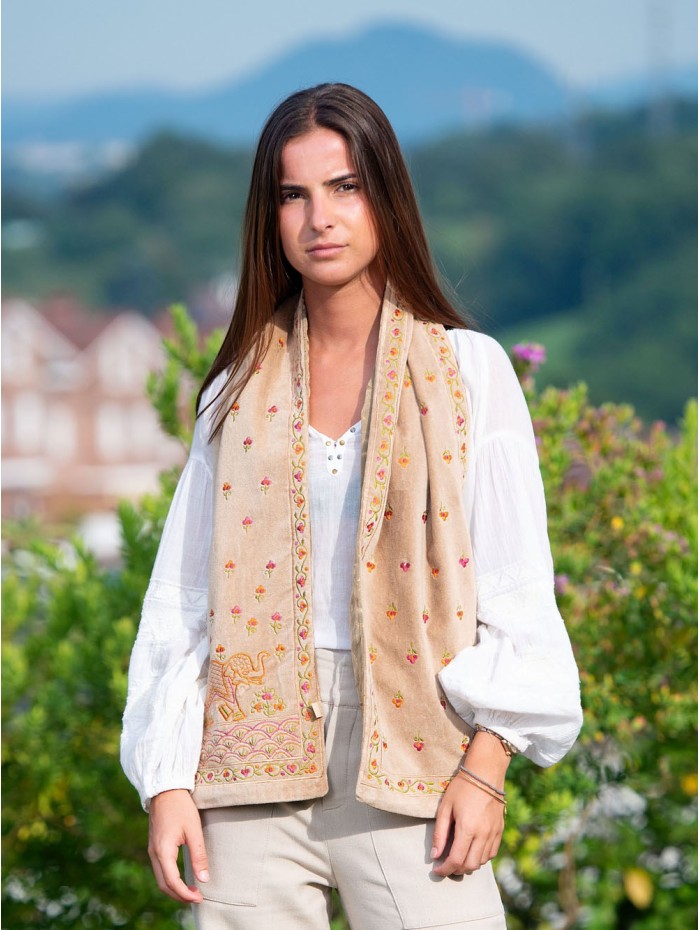 Foulard en velours CDT63C