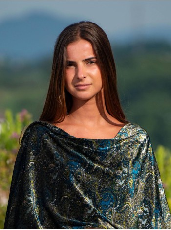 Velvet shawl ANT28C