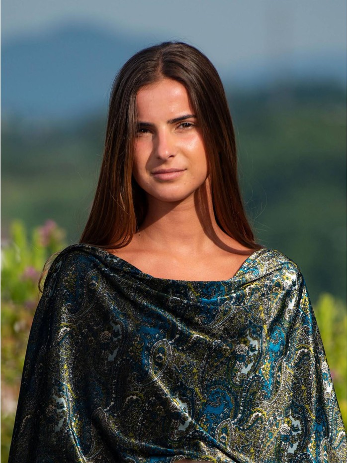 Velvet shawl ANT28C