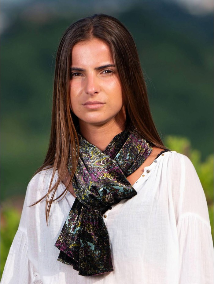 Foulard en velours ANT28F