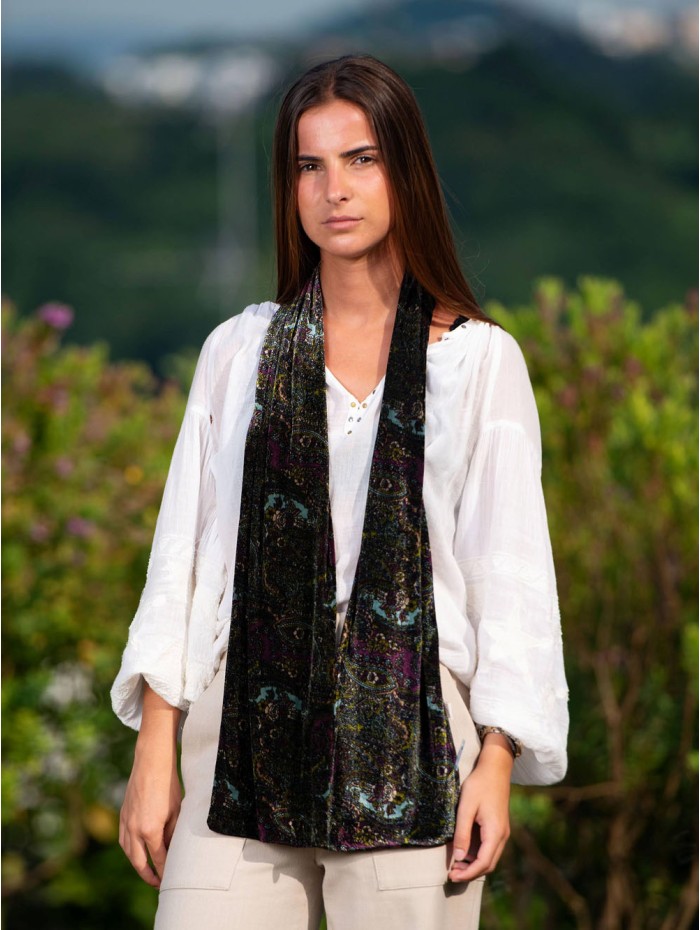 Foulard en velours ANT28F