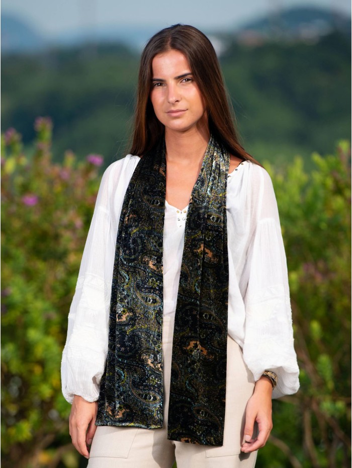 Foulard en velours ANT28F
