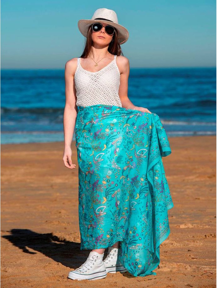 Cotton shawl-sarong ACT95C
