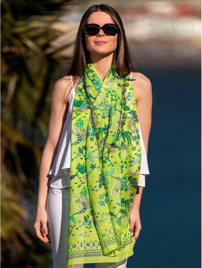 Foulard en coton ACT95F
