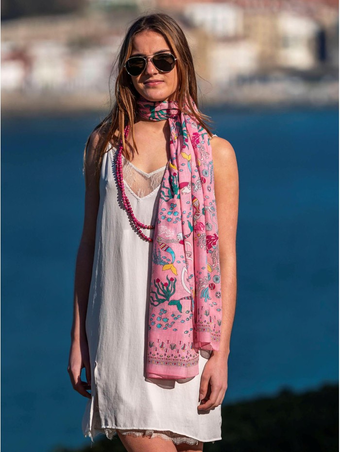 Foulard en coton ACT95F