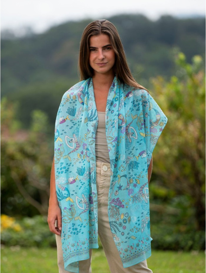 Foulard en coton ACT95F