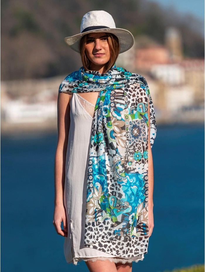 Foulard en coton ACT98F