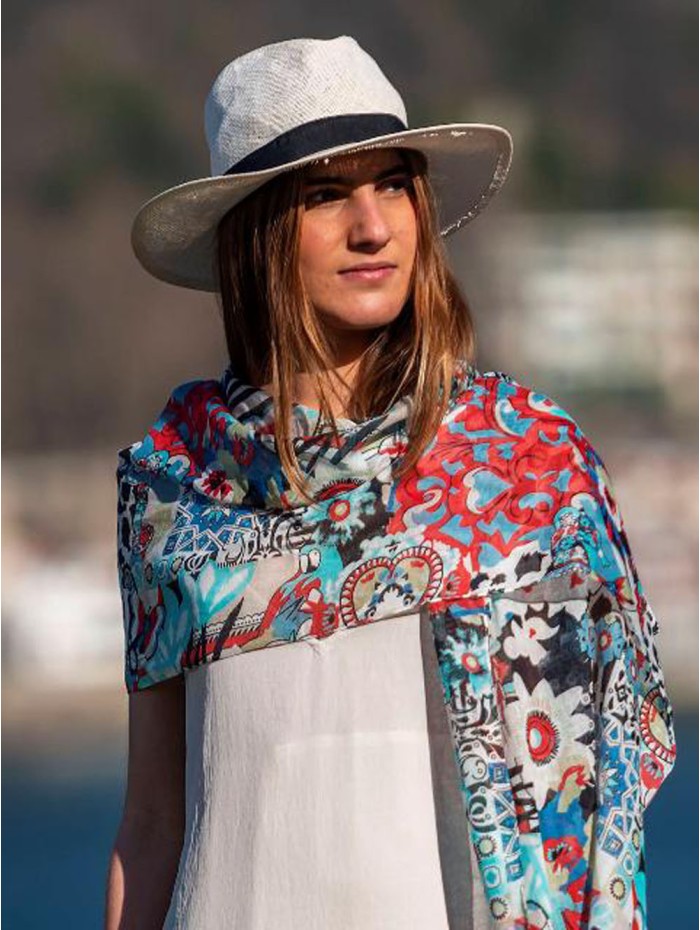 Foulard en coton ACT98F