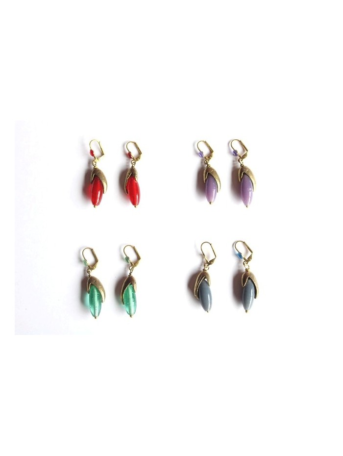 Pendientes PENJAN505 - Pack de 4 colores