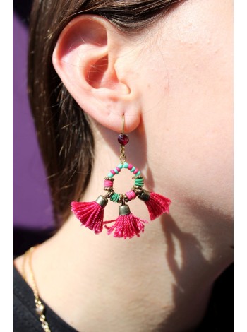 Earrings PENJAN561 - Pack of 4 colors