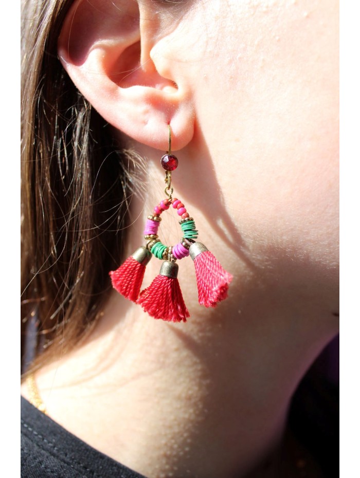 Pendientes PENJAN561 - Pack de 4 colores