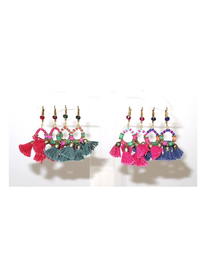 Pendientes PENJAN561 - Pack de 4 colores